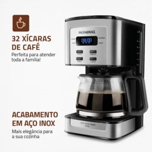 Cafeteira Elétrica Dolce Arome Digital, Mondial, 800W - C-44-32X-SDI - Imagem 2