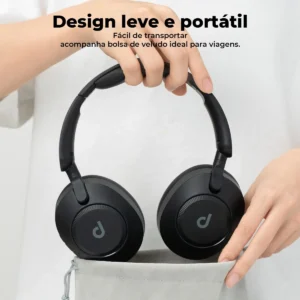 Headphone Dapon H02D Pro ANC Over Ear Bluetooth 6.0 Cancelamento De Ruído Cor Preto - Imagem 7