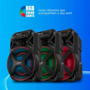 Caixa Amplificada Mondial 300W Bivolt CM-300-N - Imagem 4