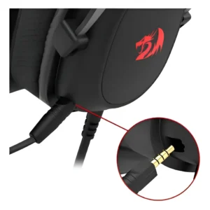 Headset Gamer Redragon Zeus Lite Preto Drivers 53mm com Microfone Removível - Imagem 5