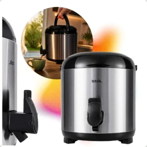 Botijão Térmico 5,5l Inox Garrafão Conserva Quente E Frio - Imagem 6