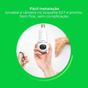 Câmera Lâmpada Intelbras Im6 Full Color 3mp 360 Wifi Interna Cor Branco - Imagem 7