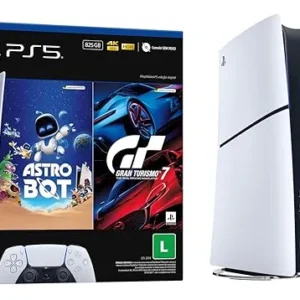 Console Playstation®5 Slim Digital - Pacote Astro Bot E Gran Turismo 7 - Branco - Imagem 1
