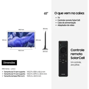 Tv Samsung 65 Qled Ultra + Tv 50 Qled Vision Ai - Imagem 7