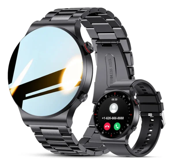 Smartwatch FoxBox Sport com Tela HD de 1.39" para Chamadas Bluetooth e Saúde