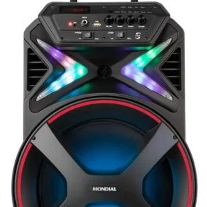 Caixa Amplificada Connect Lights Cm-400 Mondial Cor Preto - Imagem 1