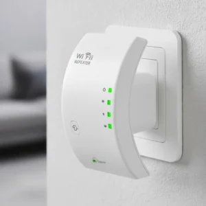 Repetidor De Sinal Wifi Roteador Wireless Amplificador Potente Sem Fio Turbo Cor Branco 1800mbps Longo Alcance Internet Porta Ethernet - Davely - Imagem 1