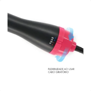 Escova Secadora 4 Em 1 Profissional 1200w Seca Alisa Modela Cabelo - Imagem 7
