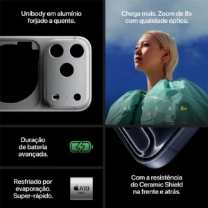iPhone 17 Pro Max 256GB - Laranja-cósmico - Distribuidor Autorizado - Imagem 6