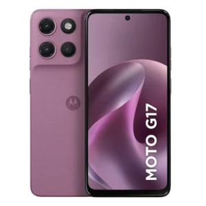 Smartphone Motorola Moto G17 4g - 256gb 12gb (4gb Ram + 8gb Ram Boost) Camera 50mp Sony Lytia 600, Tela Fhd+ 60hz, Bateria 5200 Mah - Rosa - Imagem 1