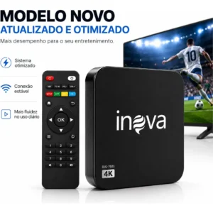 Inova tv box 4k TV Box 4K 6ª geração DIG-7021 - Imagem 5
