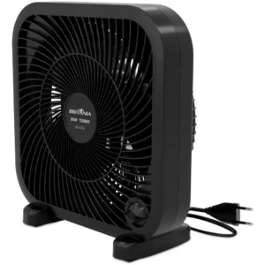 Ventilador Circulador Britânia 30w 3 Velocidades Bca25a Estrutura Preto Pás Preto Diâmetro 23 cm Frequência 60Hz Material das pás Plástico - Imagem 6