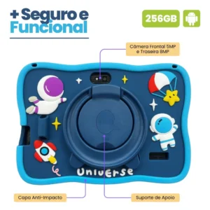 Tablet Infantil Crianca 8gb Ram 256gb Kids Youtube Educativo - Imagem 8
