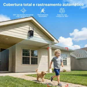 Câmera De Seguranca Externa Ip Wi-fi Lente Dupla App Icsee - Imagem 5