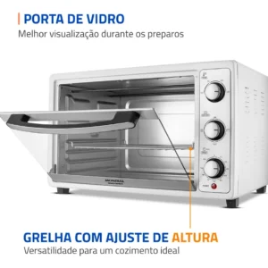 Forno Elétrico 52L Grand Family II, Mondial, Branco/Inox, 1800W FRN-52-W - Imagem 5