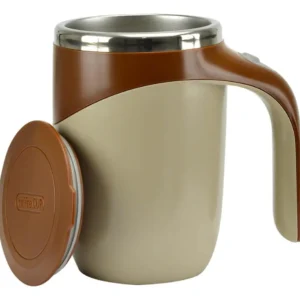 Copo Caneca Mixer Elétrica Mistura 400ml Com Tampa - Imagem 3