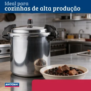 Panela Pressão Fechamento Externo Profissional 24L Alumínio Nacional - Imagem 7