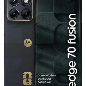 Smartphone Motorola Edge 70 Fusion 5g Fifa World Cup Collection - 256gb 24gb (8gb Ram + 16gb Ram Boost), Camera 50mp Sony Lytia 710, Tela 1.5k Extreme Amoled - Grafite - Imagem 1