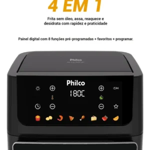 Fritadeira Air Fryer Philco 16 Litros Paf16c Preto - Imagem 4