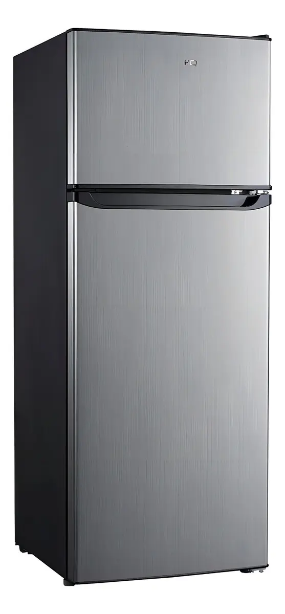 Geladeira Refrigerador HQ Defrost 230 Litros Preto/Inox HQ-230RDF