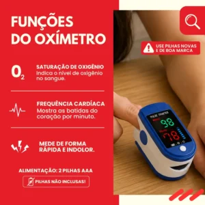 Kit Saúde 3 Em 1 Aparelho De Pressão Arterial Digital + Oxímetro De Dedo + Termômetro Infravermelho Testa Sem Contato Medidor Sinais Vitais Portátil Bpm Saturação Oxigênio Combo - Imagem 4