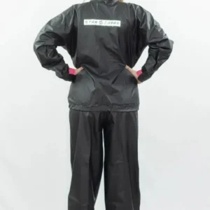 Capa Chuva Motoqueiro Impermeável Pvc Star Combate Feminina - Imagem 5