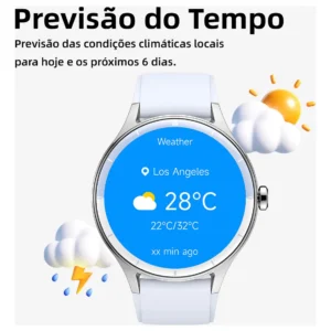 Smartwatch Ai Moda Relógio De Liga De Alumínio 100+ Esportes Caixa Nude - Imagem 5