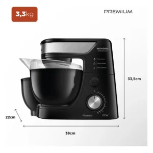 Batedeira Planetária, Mondial, 700W - BP-01P-B - Imagem 8