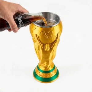 Copo Taça Copa Do Mundo 2026 Trofeu Fifa Premium 500ml Ouro - Imagem 8
