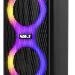 Caixa de Som Bluetooth Caixinha Grande 2 Altos Falantes 10w-hz 5.0 Boombox Com Radio Fm E Entrada Usb Pendrive - Imagem 1