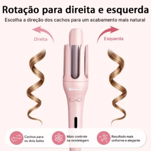 Modelador de Cachos Automático 32mm Bivolt Cerâmica Maimeite - Imagem 6
