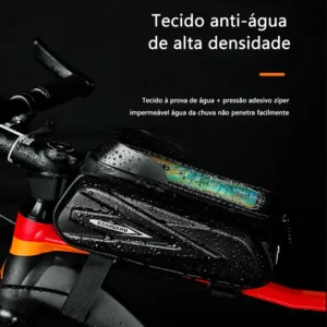Case Bicicleta Protetor De Celular Grande Emborrachado 7,2'' - Imagem 6