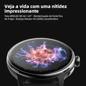 Relógio Inteligente Gps Smartwatch Amoled 3atm Outdoor Strar - Imagem 3