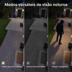 Câmera De Seguranca Externa Ip Wi-fi Lente Dupla App Icsee - Imagem 6