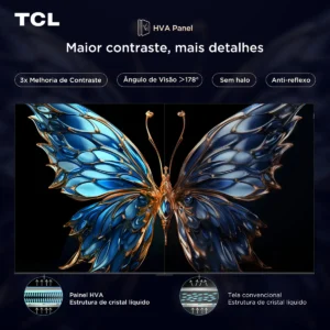Smart TV TCL 50 Polegadas QLED 4K P7K WiFi Bluetooth Google TV HDR10+ Dolby Atmos Dolby Vision 50P7K - Imagem 7