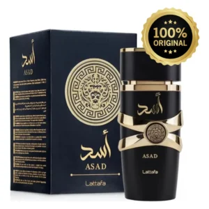 Perfume Lattafa Asad 100ml Eau De Parfum Original Árabe Original Com Nota Fiscal E Selo Original Lataffa - Imagem 1