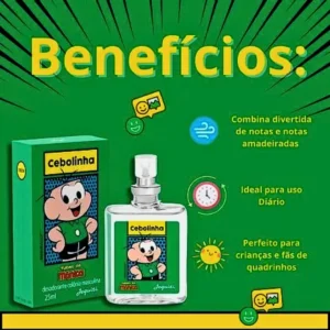 Colônia Turma Da Mônica Cebolinha Jequiti 25mL - Imagem 6