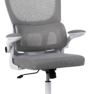 Cadeira Escritório Presidente Ergonômica NR17 Marqs Home Arcanis Cinza com Apoio Lombar e Encosto Mesh Premium - Imagem 7