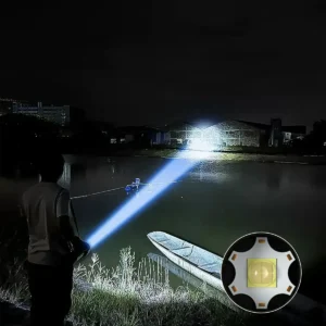 Lanterna Tática Mais Forte Do Mundo T9 Potente Recarregável - Imagem 6