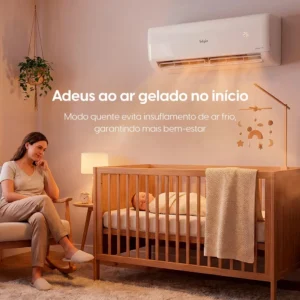 Ar-condicionado 9k Elgin Inverter Iii R-32 Quente Frio 220v Branco - Imagem 3