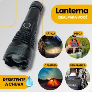 Kit 2 Lanterna Mais Forte Do Mundo Recarregável Tática Usb - Imagem 5