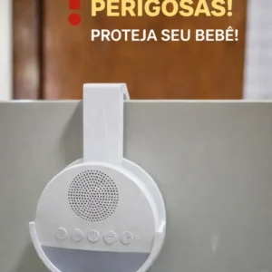 Suporte Ruído Branco Bebê Encaixe Seguro Berço Sem Furos - Imagem 3