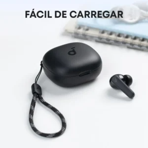 Fone De Ouvido Soundcore by Anker P20i Graves Poderosos e Impactantes Bluetooth 5.3 30H de Reprodução Resistência à Água 2 Mics IA para Chamadas Claras Personalização de Som via App Cor Preto - Imagem 6