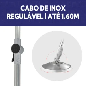 Mop NYBC Mop Giratório Plus com balde centrífuga Cinza - Imagem 4