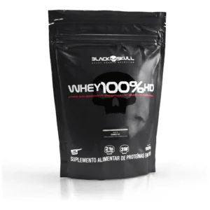 Whey 100% Hd Refil Black Skull - 900g (wpc, Wpi E Wph) Sabor Cookies & Cream - Imagem 1
