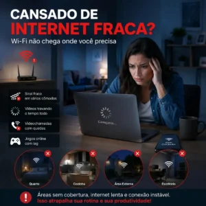 Repetidor De Sinal Wifi Roteador Wireless Amplificador Potente Sem Fio Turbo Cor Branco 1800mbps Longo Alcance Internet Porta Ethernet - Davely - Imagem 6