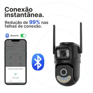 Câmera De Seguranca Externa Ip Wi-fi Lente Dupla App Icsee - Imagem 8