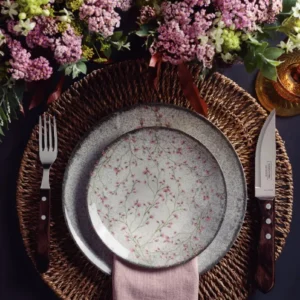 Aparelho de Jantar Tramontina Floralis Porcelana 20 peças - Imagem 2