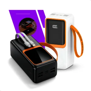 Power Bank 50.000mah Liggi Carregador Usb Portátil Cabo Carregador - Imagem 1