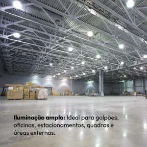 Kit 10 Lampadas Led Bulbo Hp 100w 6500k Branco Frio E27 - Imagem 3